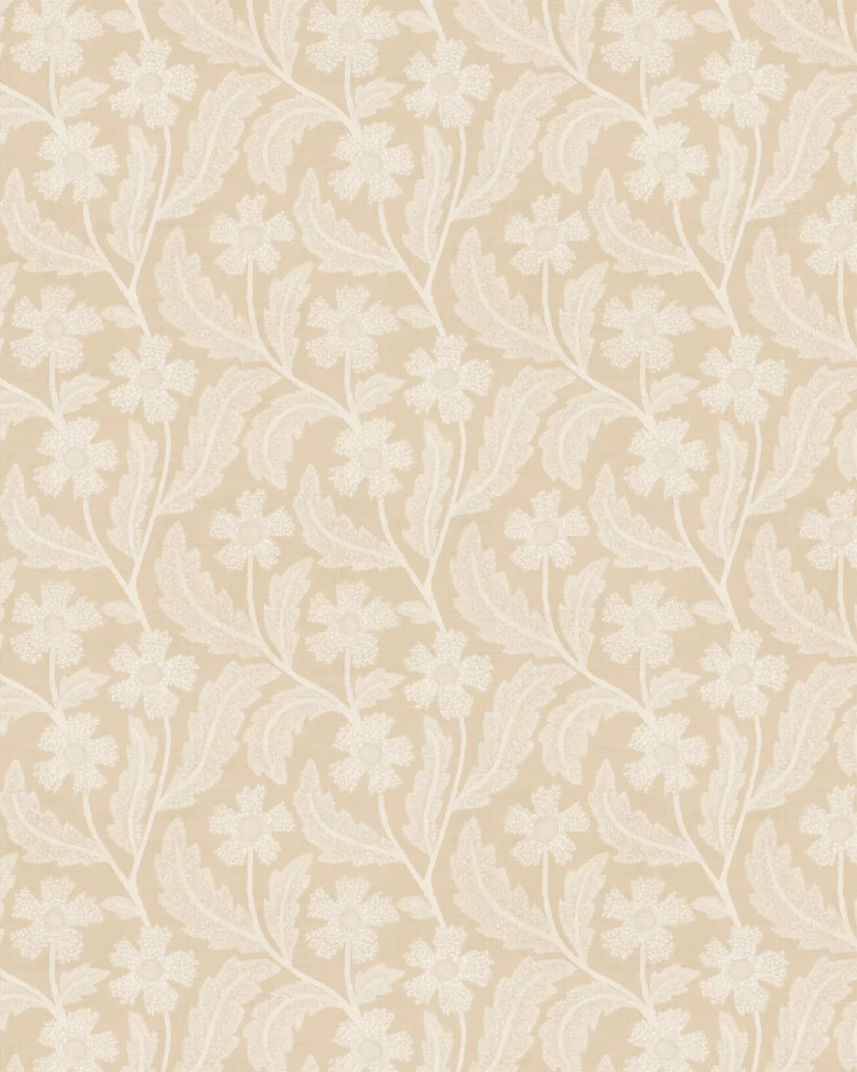 Country Blossom Beige Wallpaper from Olive et Oriel where you can shop wallpaper and artworks online