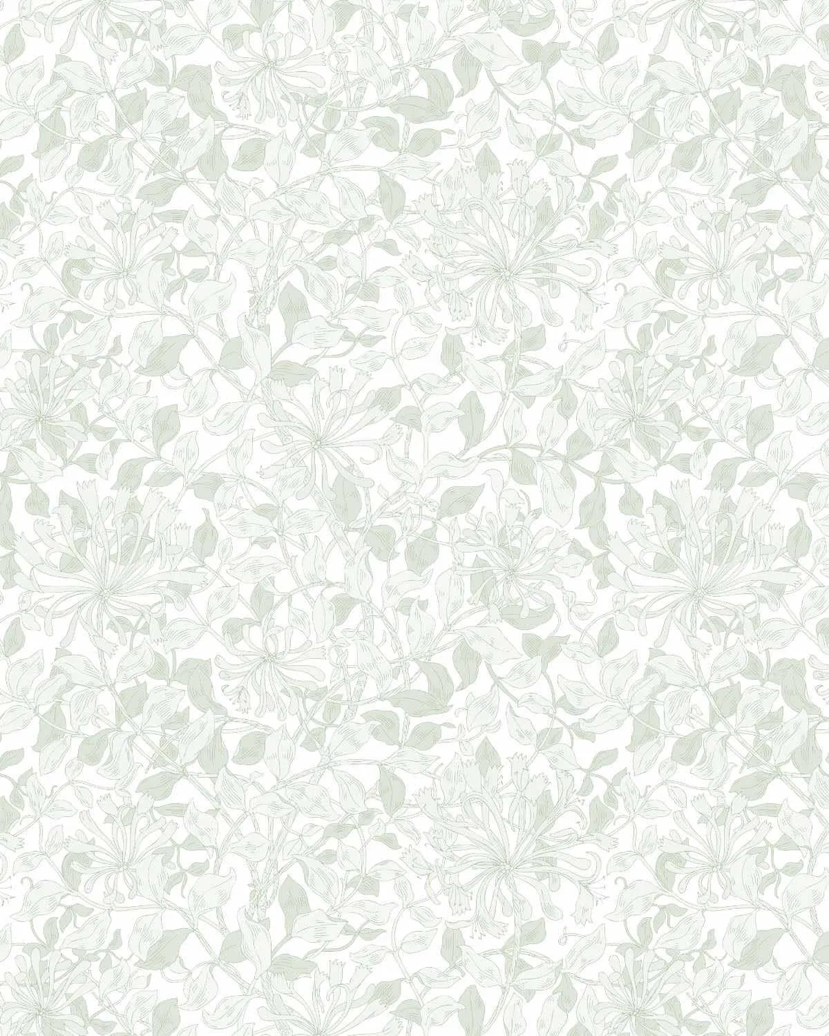 Leafy Layers Sage Green Wallpaper from Olive et Oriel where you can shop wallpaper and artworks online