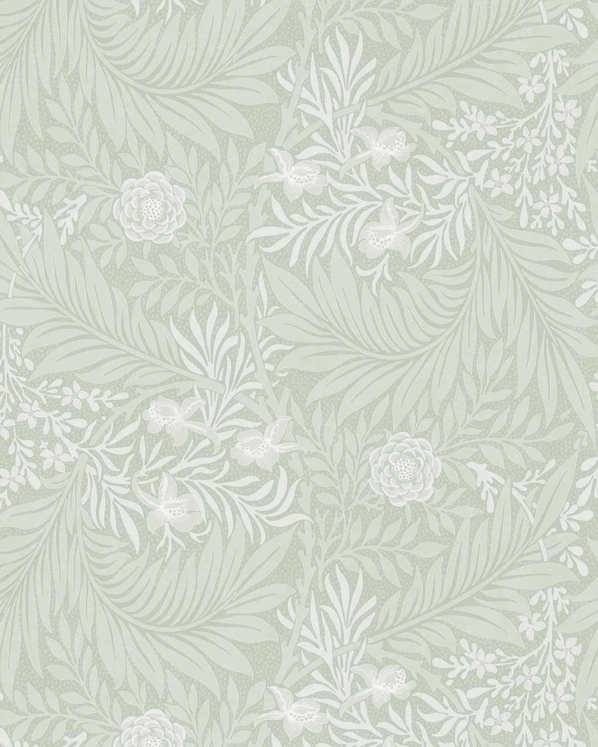 Garden Provence Sage Green Wallpaper-Wallpaper-Buy Australian Removable Wallpaper Now Sage Green Wallpaper Peel And Stick Wallpaper Online At Olive et Oriel Custom Made Wallpapers Wall Papers Decorate Your Bedroom Living Room Kids Room or Commercial Interior