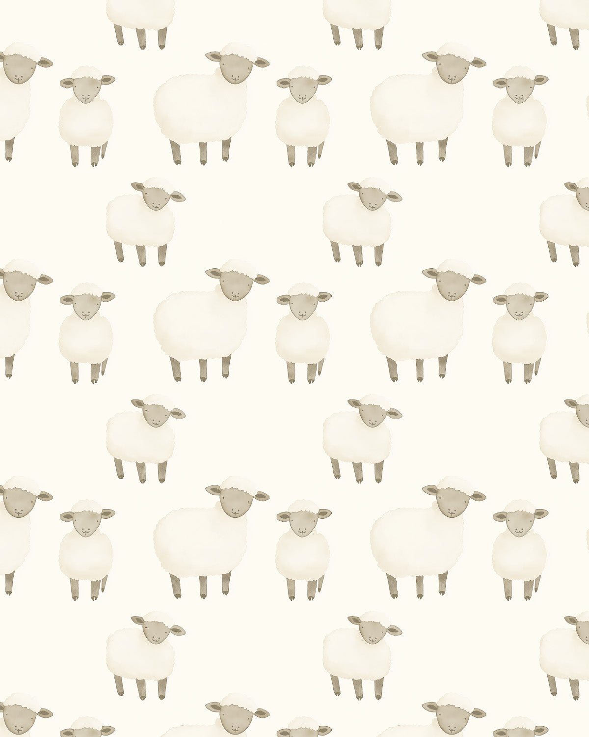 Counting Sheep Wallpaper