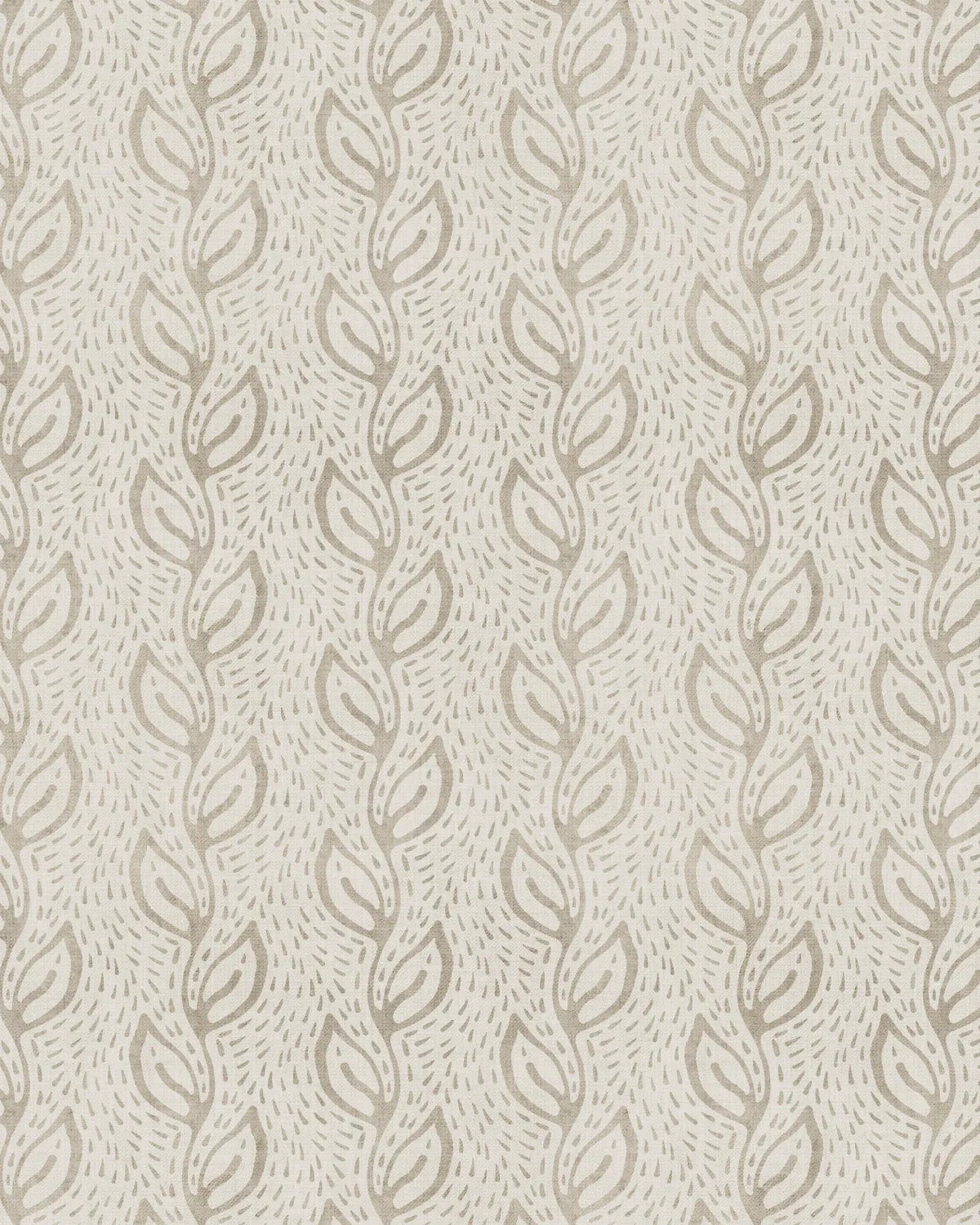 Dotted Leaves in Warm Grey & Beige Wallpaper from Olive et Oriel where you can shop wallpaper and artworks online