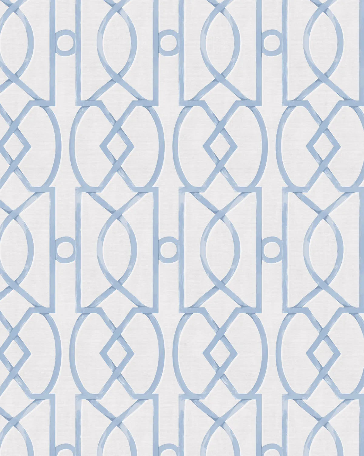 Trellis Luxe in Heritage Blue Wallpaper from Olive et Oriel where you can shop wallpaper and artworks online