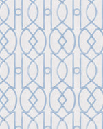 Trellis Luxe in Heritage Blue Wallpaper