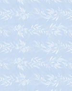 Luxe Leaves in Light Blue Wallpaper