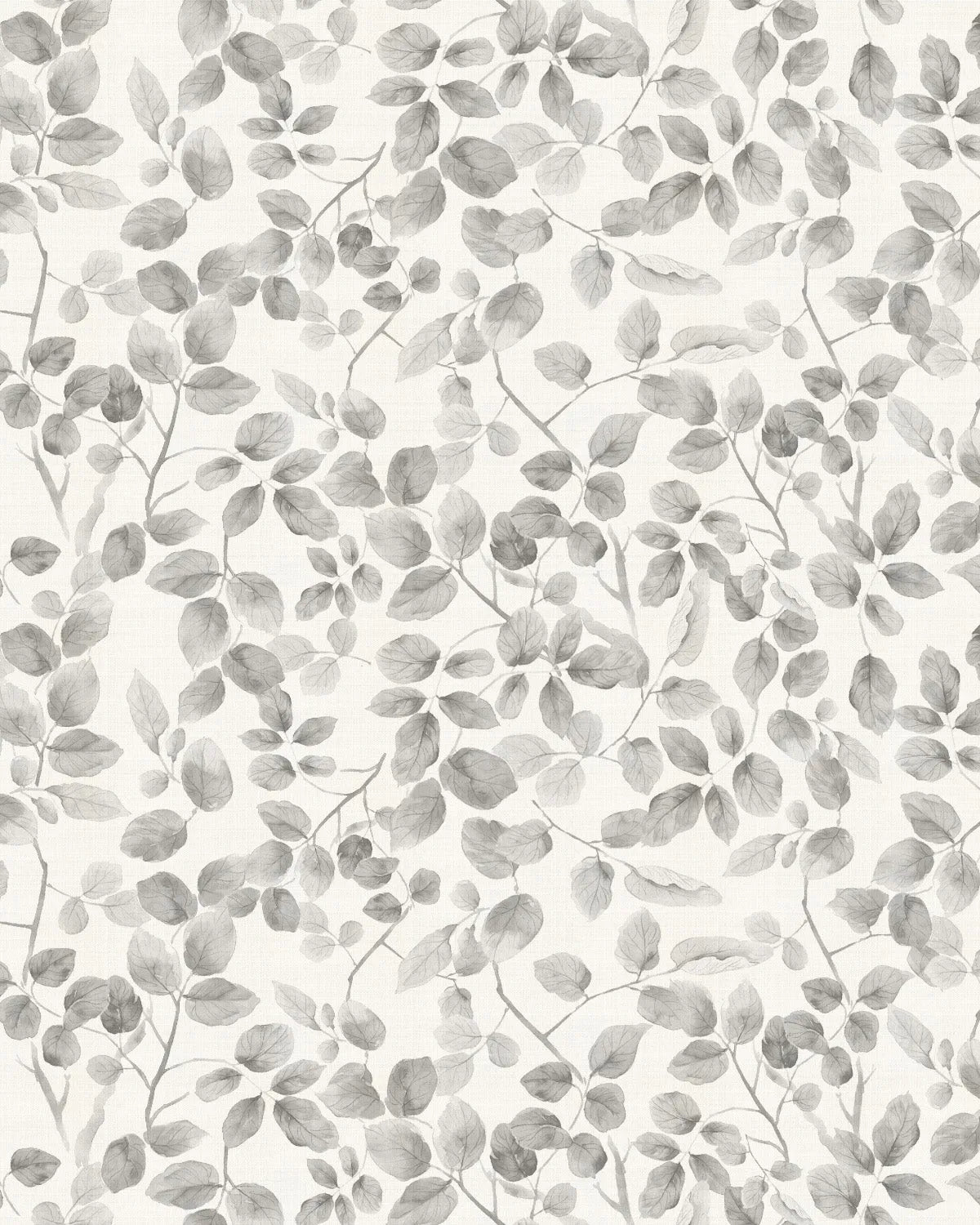 Leafy Country Foliage in Charcoal Grey Wallpaper from Olive et Oriel where you can shop wallpaper and artworks online