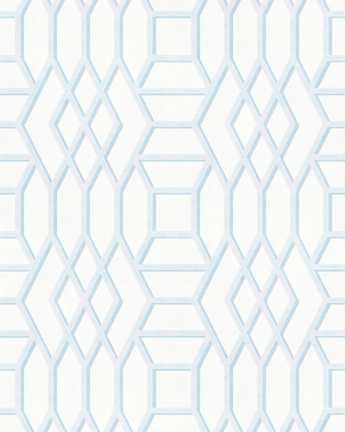 Coastal Lattice In Light Blue Wallpaper from Olive et Oriel where you can shop wallpaper and artworks online
