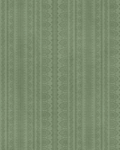 Hanna Stripe Dark Green Wallpaper