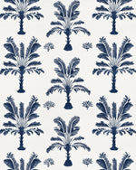 Midnight Colonial Palms Wallpaper