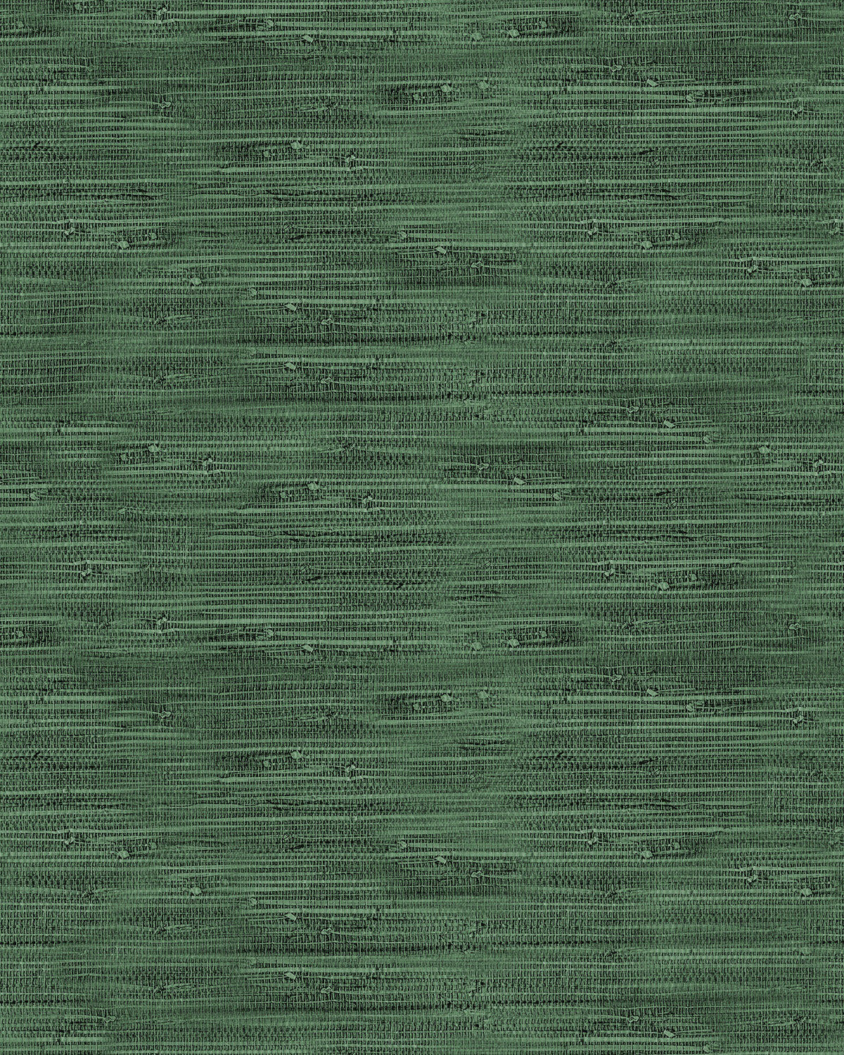 Faux Grass Cloth in Dark Green Wallpaper