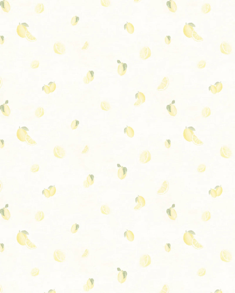 Petite Lemons Wallpaper from Olive et Oriel where you can shop wallpaper and artworks online
