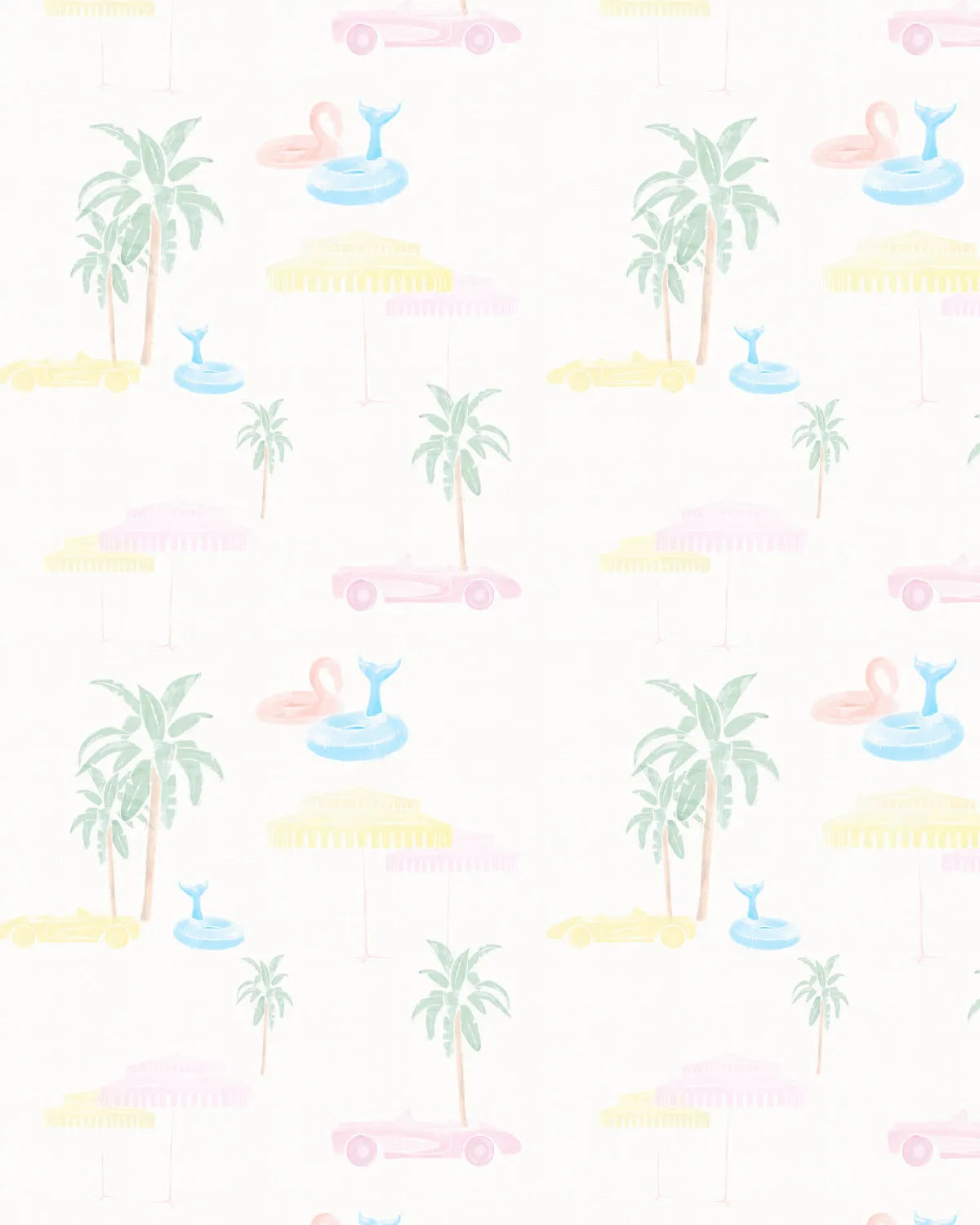 Palm Springs Dreaming Wallpaper from Olive et Oriel where you can shop wallpaper and artworks online