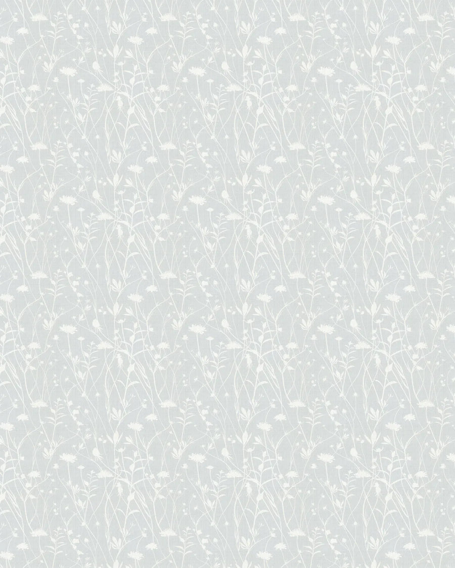 Meadow Floral in Light Blue Wallpaper from Olive et Oriel where you can shop wallpaper and artworks online