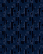 Kyoto in Navy Commercial Vinyl Wallcovering