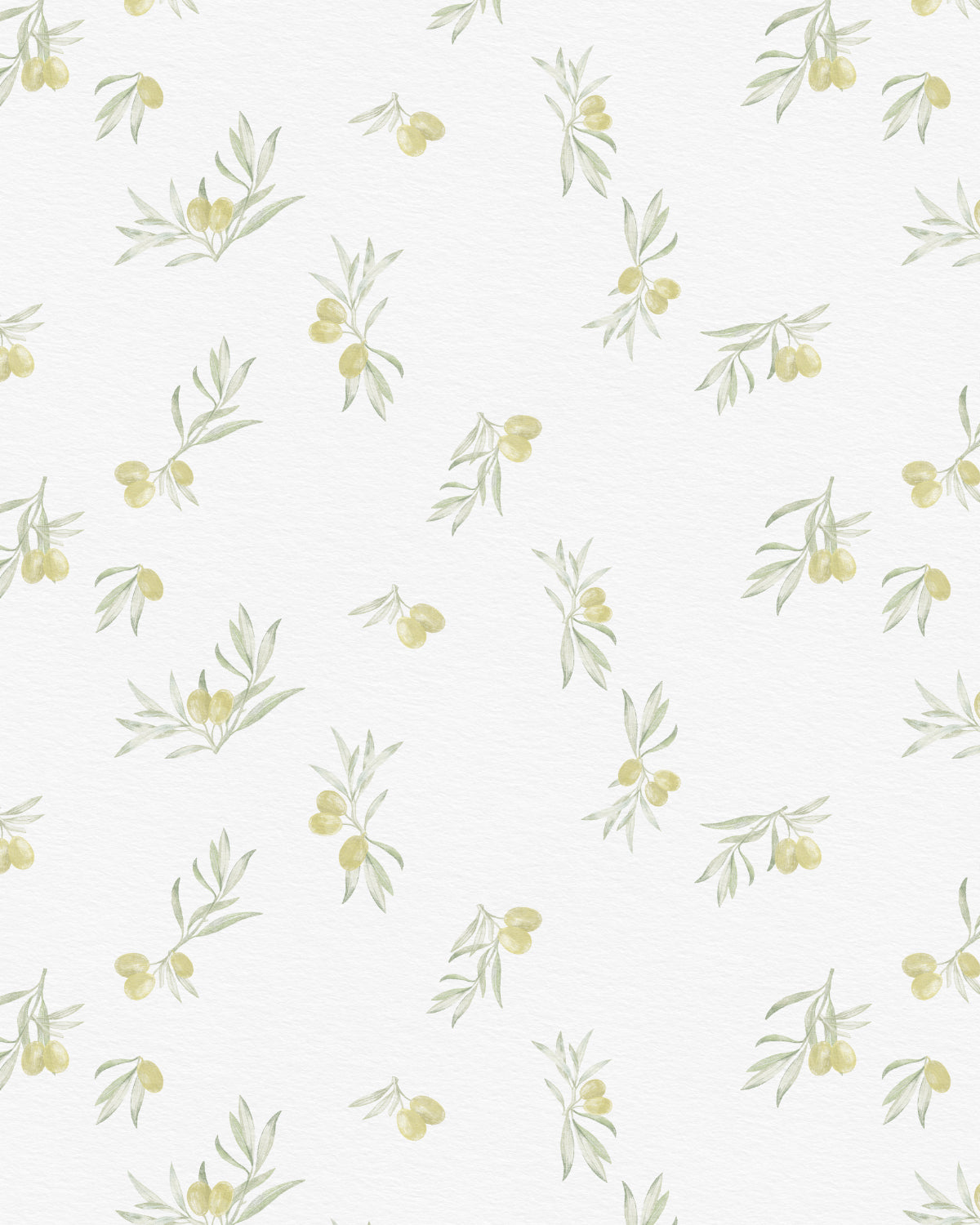 Petite Olive Branch Wallpaper