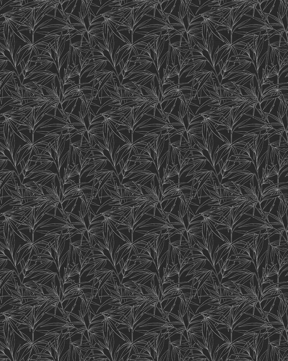 Bamboo Luxe Black & White Wallpaper