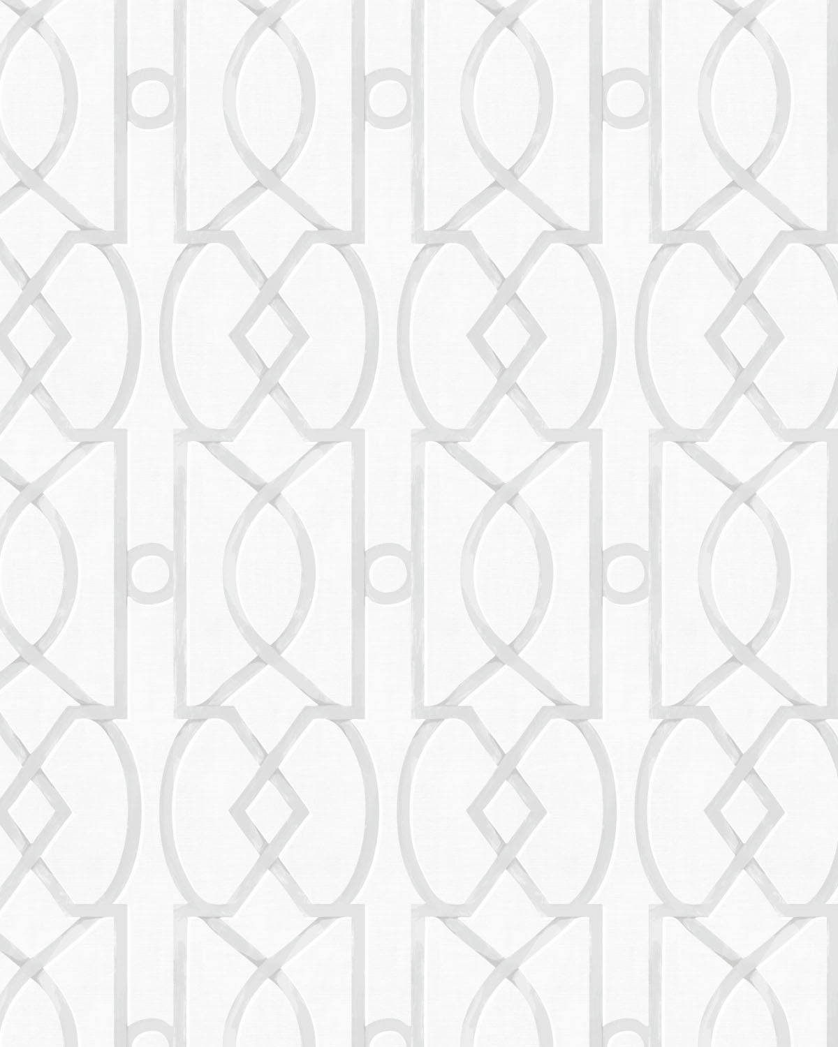 Trellis Luxe in Soft Grey Wallpaper