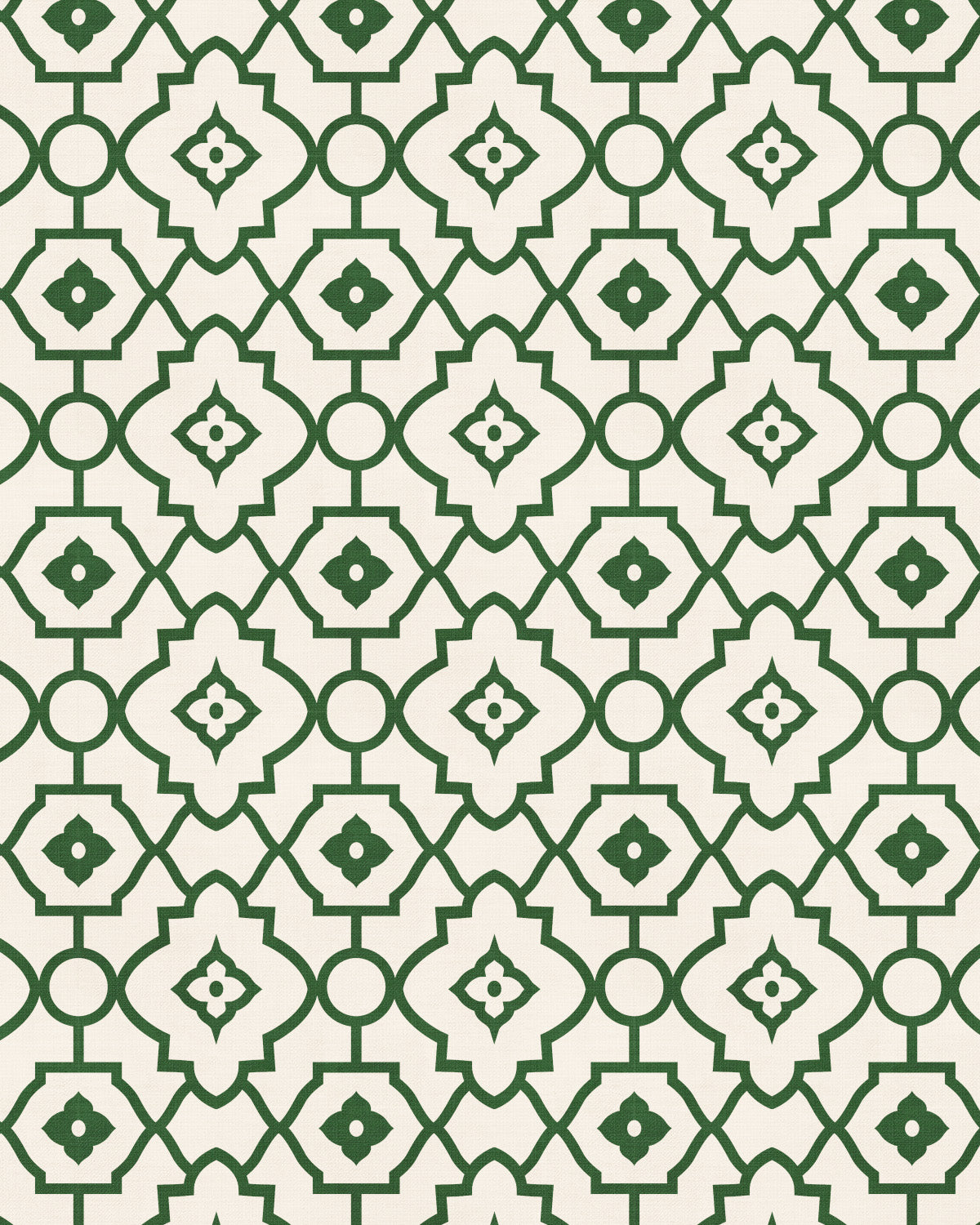 Mannor Lattice In Dark Green Wallpaper