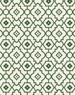Mannor Lattice In Dark Green Wallpaper