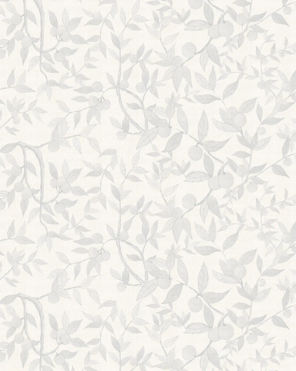 Citrus Tree Luxe in Soft Grey Wallpaper from Olive et Oriel where you can shop wallpaper and artworks online