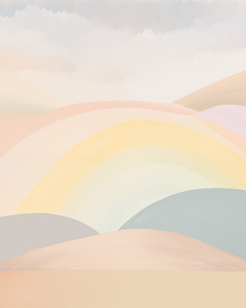 Rainbow Trails Wallpaper Mural