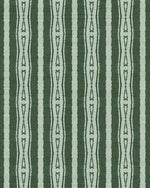 Textured Stripe in Dark Green Wallpaper