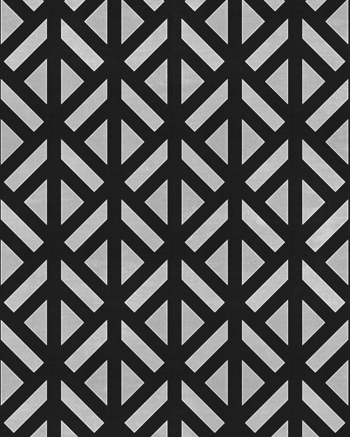 Modern Geo Arrow Black & White Wallpaper from Olive et Oriel where you can shop wallpaper and artworks online