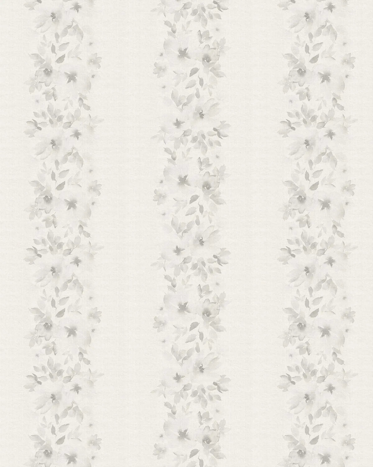 Flower Stripes in Soft Grey Wallpaper from Olive et Oriel where you can shop wallpaper and artworks online