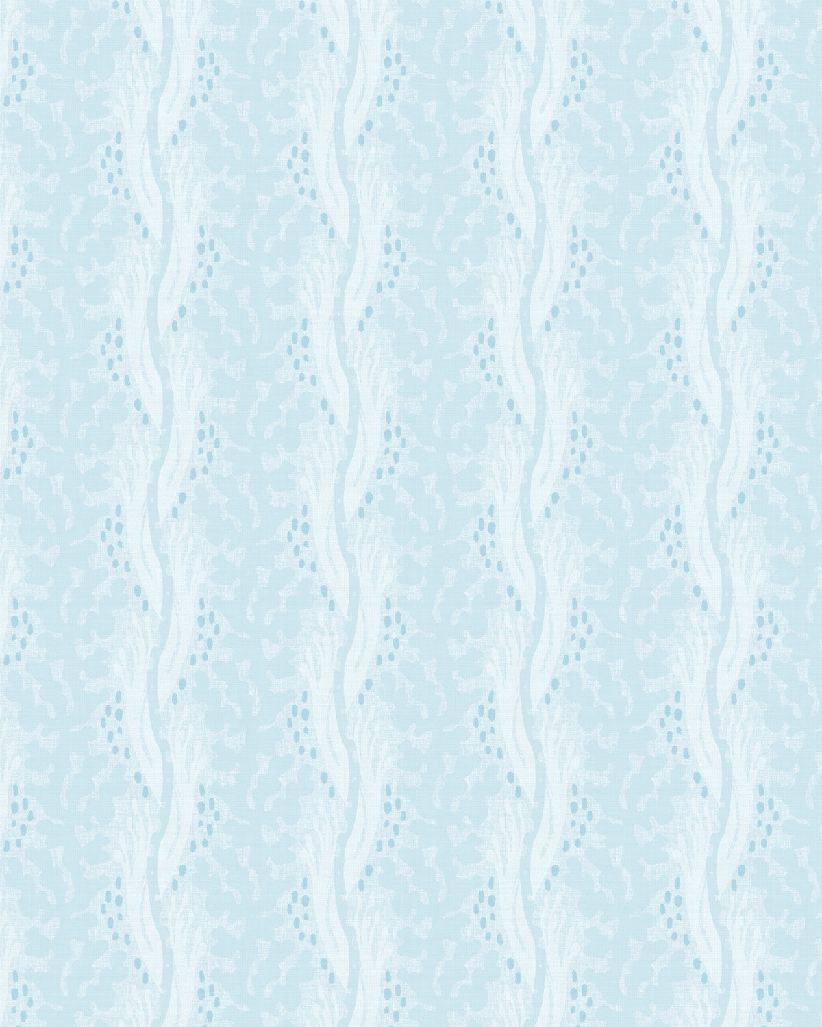 Past the Reef in Light Blue Wallpaper