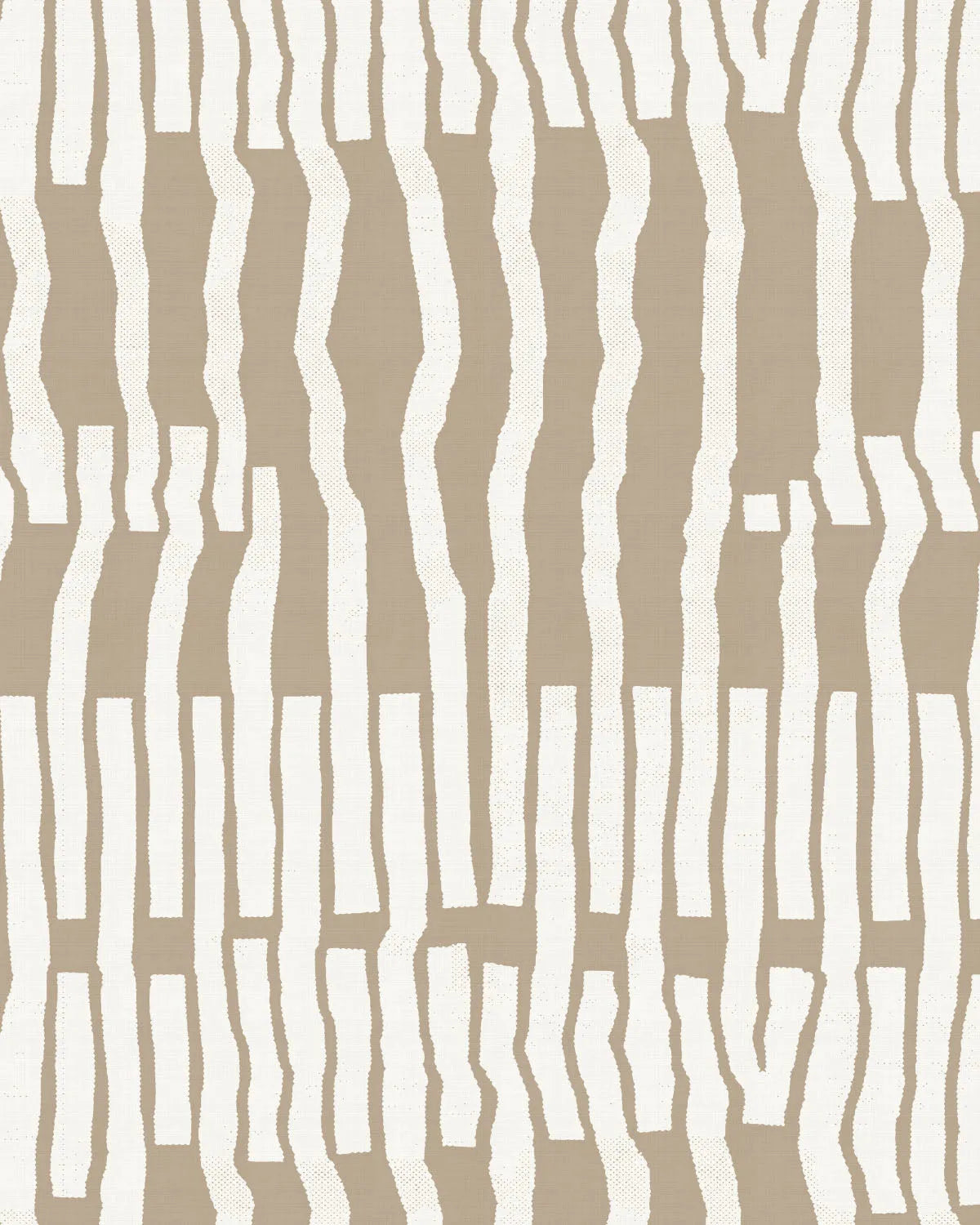 Sound Waves Beige Wallpaper from Olive et Oriel where you can shop wallpaper and artworks online