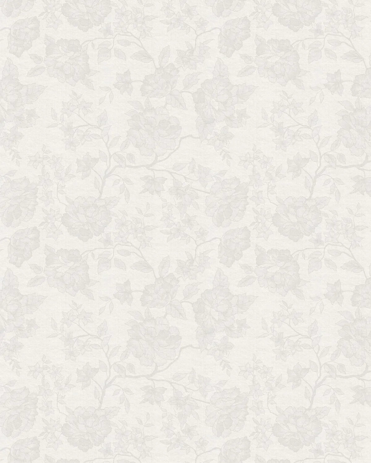 Country Rose Vines in Soft Grey Wallpaper from Olive et Oriel where you can shop wallpaper and artworks online