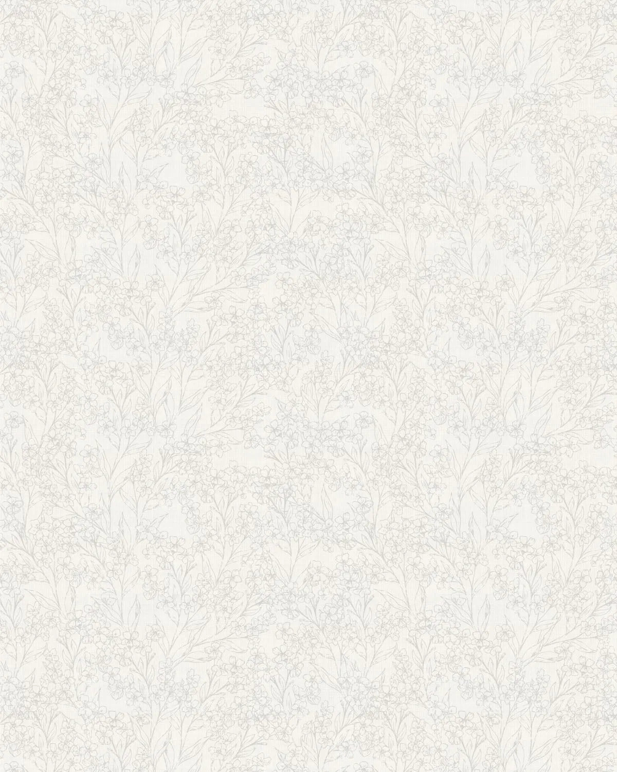 Heritage Flower Bed in Soft Grey Wallpaper from Olive et Oriel where you can shop wallpaper and artworks online