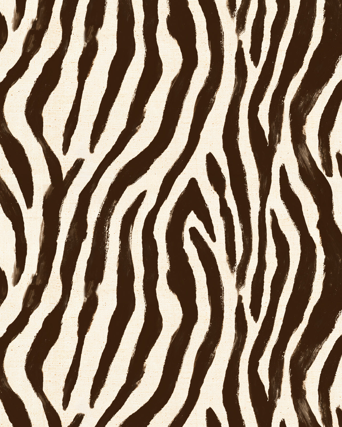 Zebra Print in Cocoa Wallpaper
