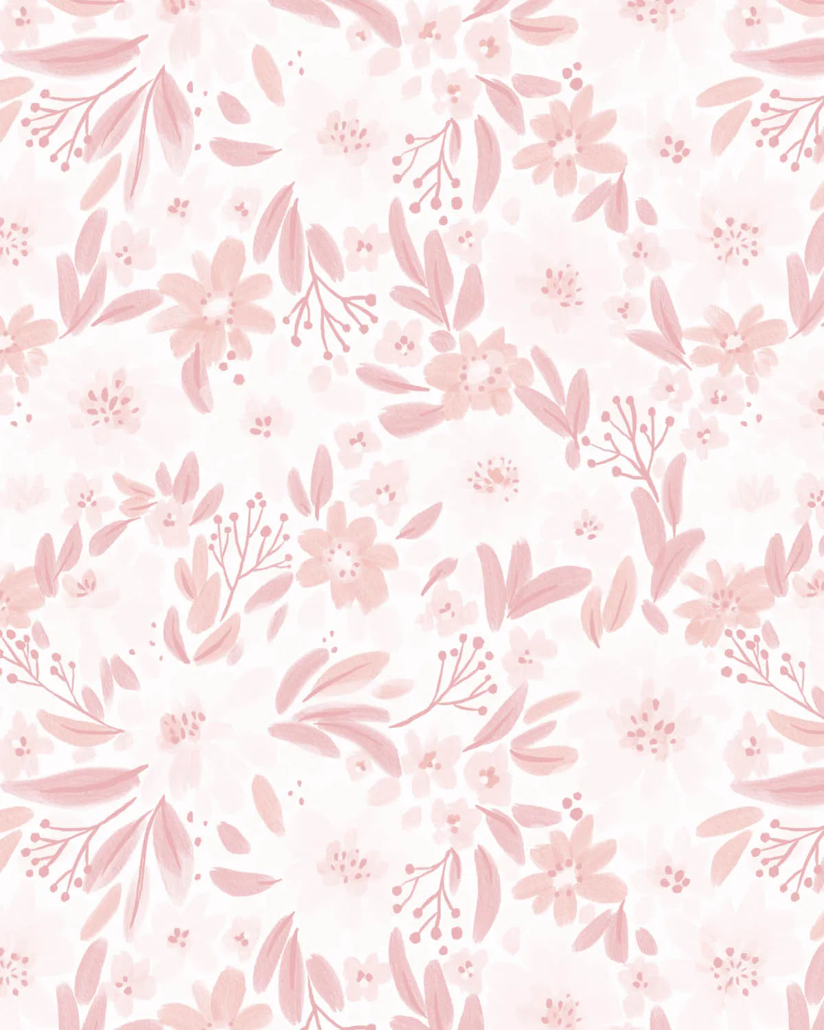 Garden Dreaming Pink Wallpaper from Olive et Oriel where you can shop wallpaper and artworks online