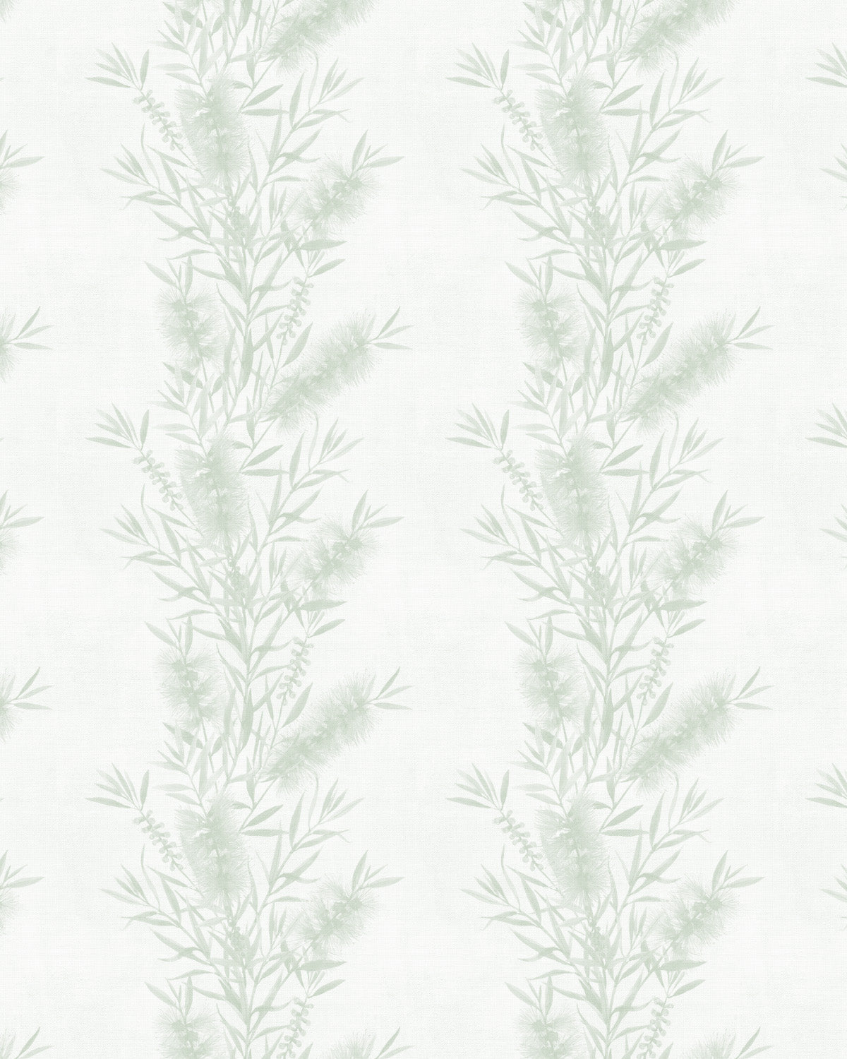 Native Botanica in Sage Green Wallpaper