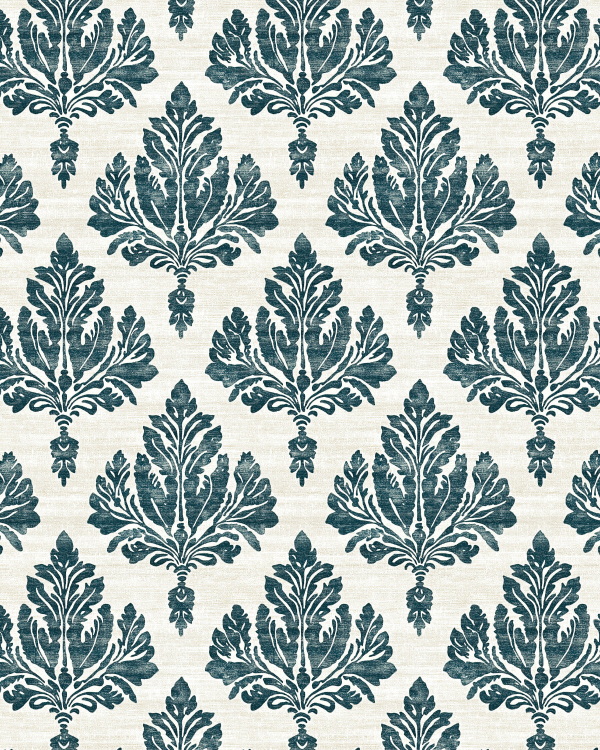 Court Colonial Blue Wallpaper