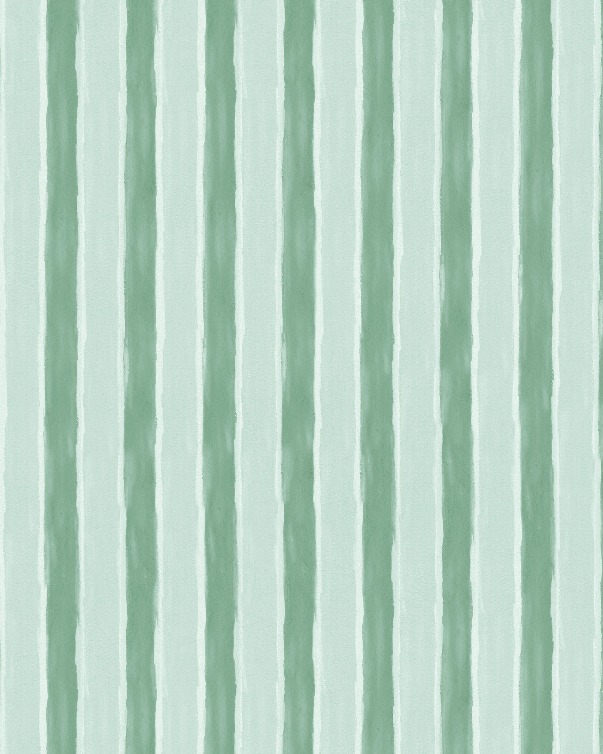 Bold Green Stripe Wallpaper