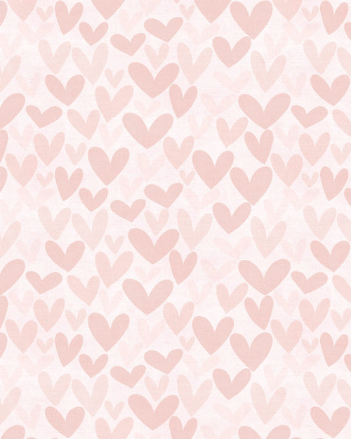 Love Heart in Soft Pink Wallpaper
