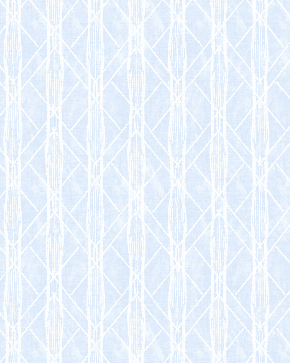 Organic Stripe in Light Blue Wallpaper