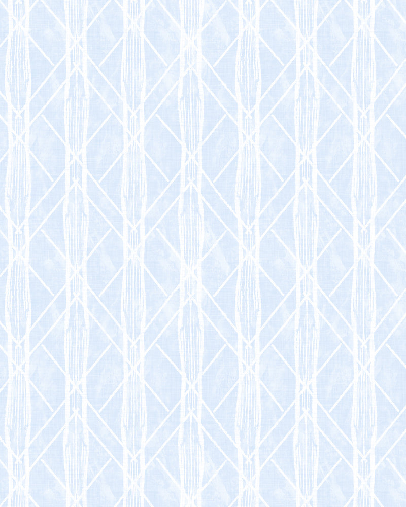 Organic Stripe in Light Blue Wallpaper from Olive et Oriel where you can shop wallpaper and artworks online