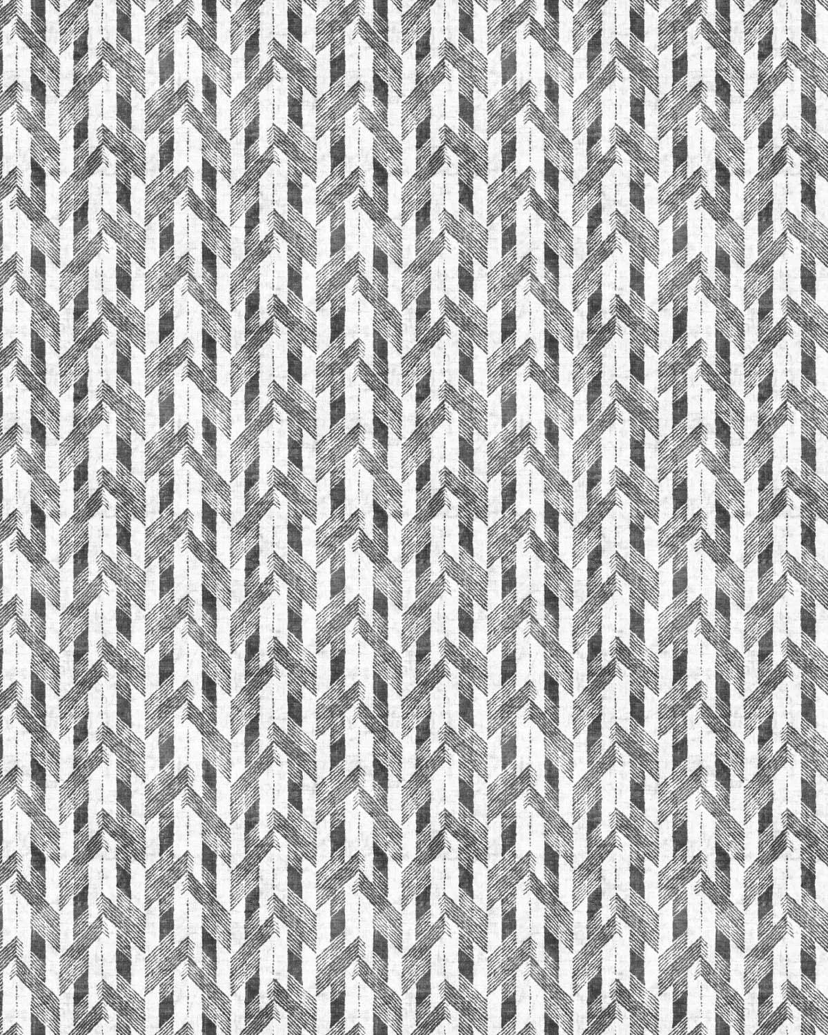 Herringbone Stitch Black & White Wallpaper from Olive et Oriel where you can shop wallpaper and artworks online