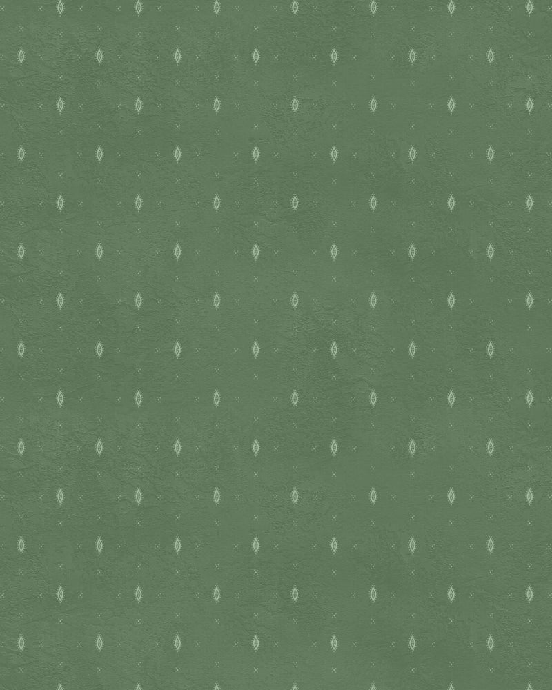 Romantic Boho Dark Green Wallpaper from Olive et Oriel where you can shop wallpaper and artworks online