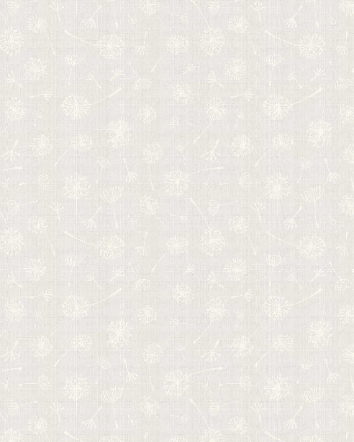 Dandelion's In The Wind in Soft Grey Wallpaper from Olive et Oriel where you can shop wallpaper and artworks online