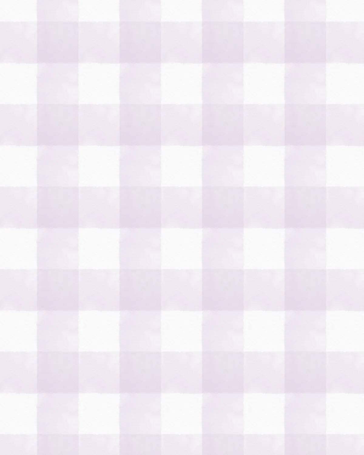 Watercolour Gingham in Lilac Purple Wallpaper from Olive et Oriel where you can shop wallpaper and artworks online