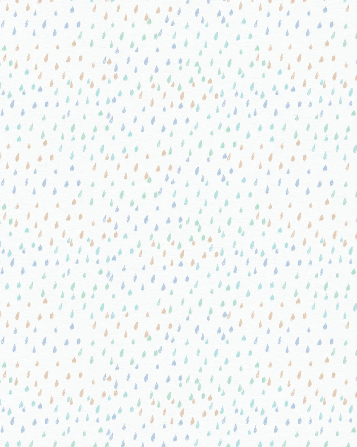 Fun Rain Drops Wallpaper from Olive et Oriel where you can shop wallpaper and artworks online