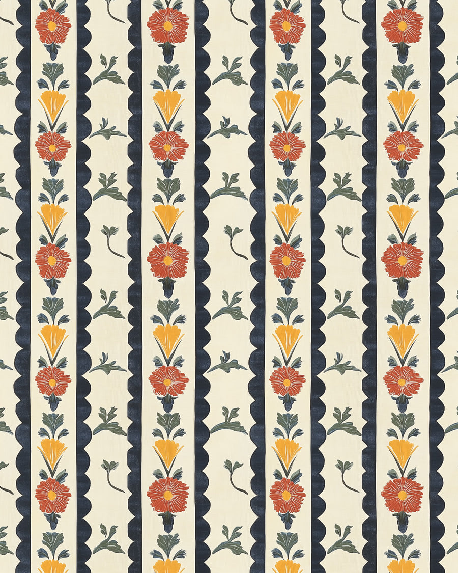 Puglia Wallpaper from Olive et Oriel where you can shop wallpaper and artworks online