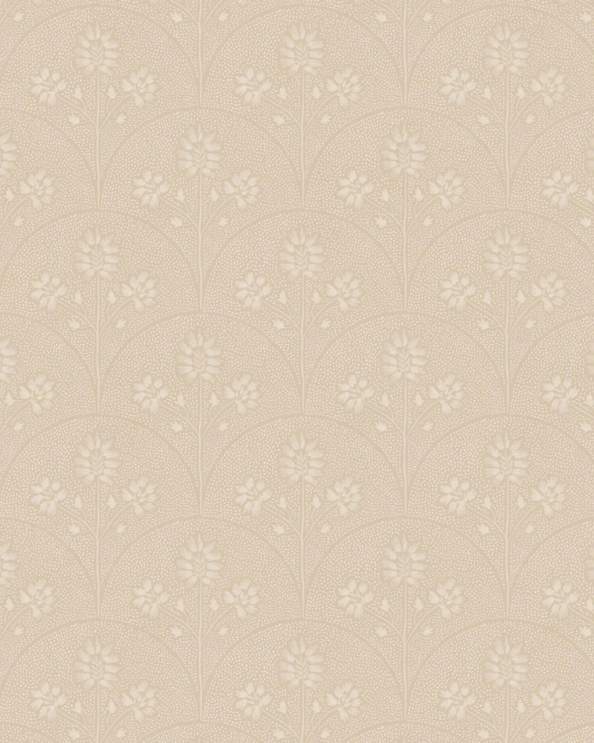 Country Scallops Beige Wallpaper from Olive et Oriel where you can shop wallpaper and artworks online
