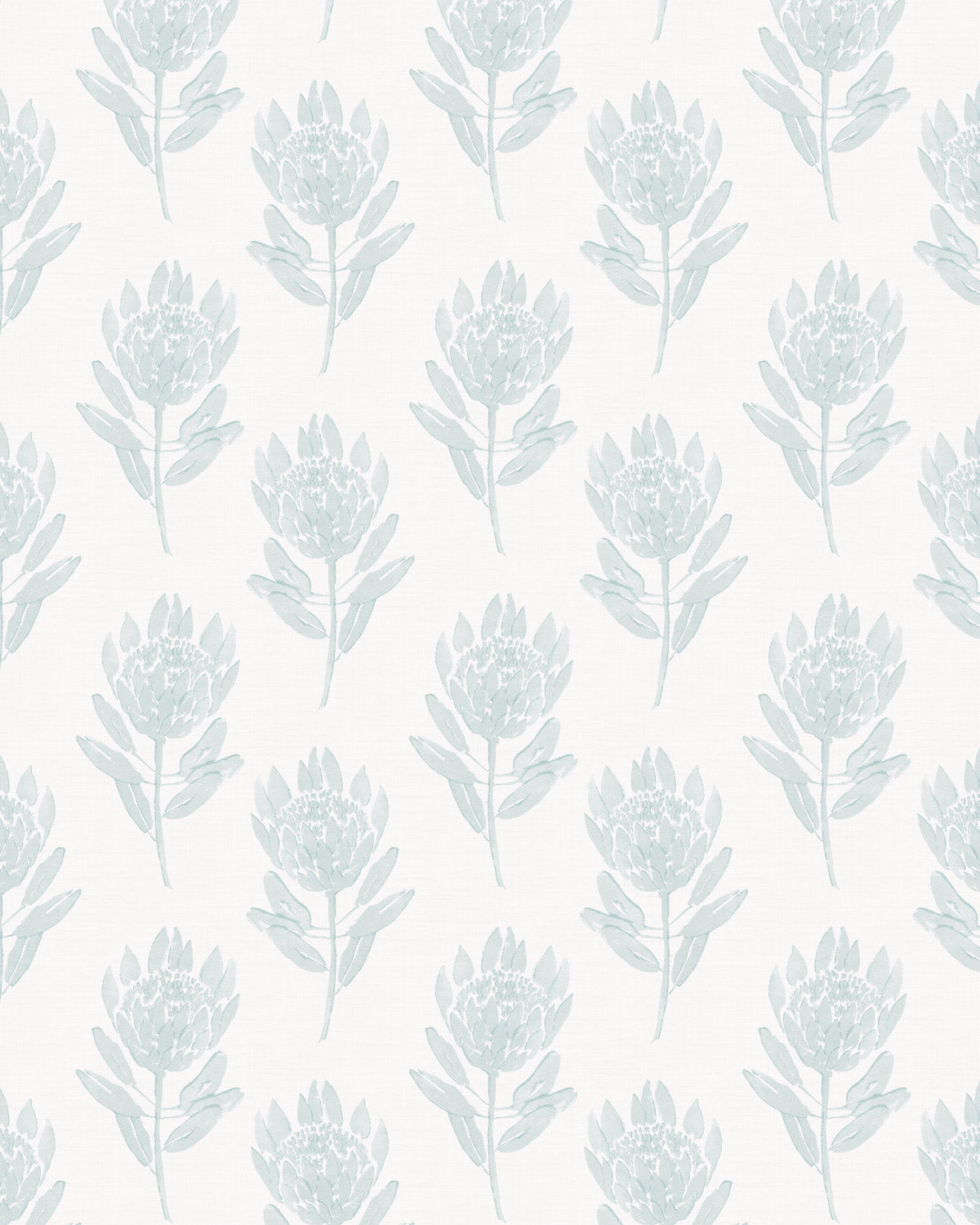 Australian Country Side in Soft Blue Wallpaper