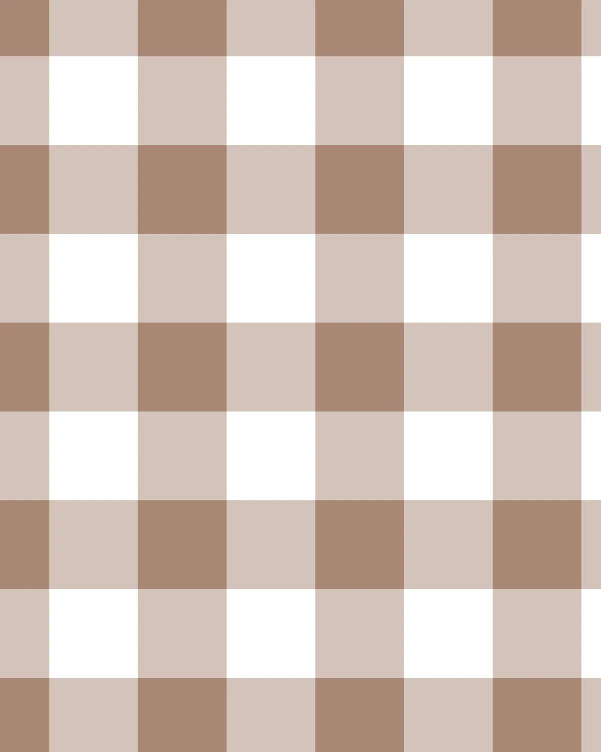 Medium Gingham Check Chocolate Brown Wallpaper from Olive et Oriel where you can shop wallpaper and artworks online