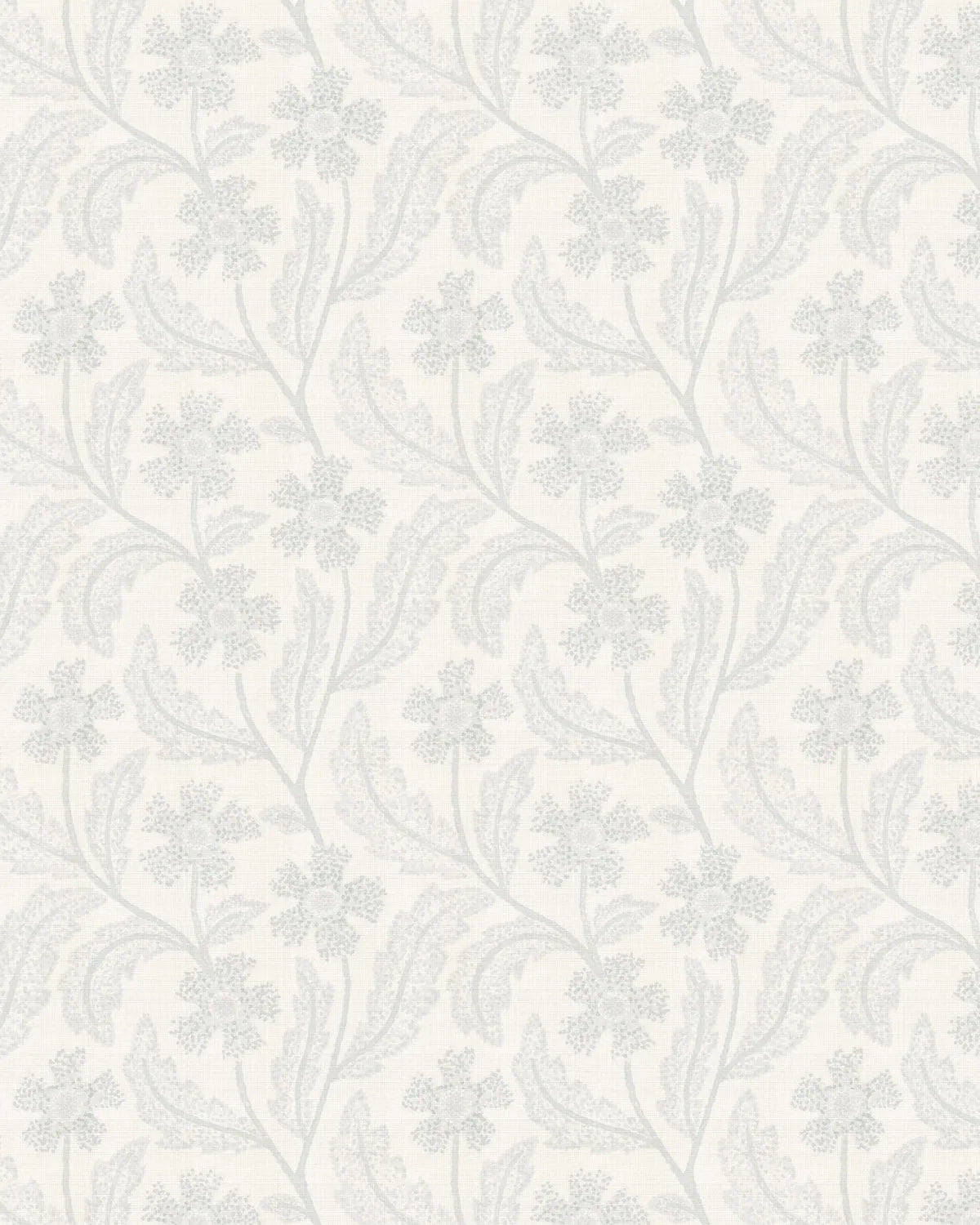 Farmhouse Flowers Faint Blue & Grey Wallpaper from Olive et Oriel where you can shop wallpaper and artworks online