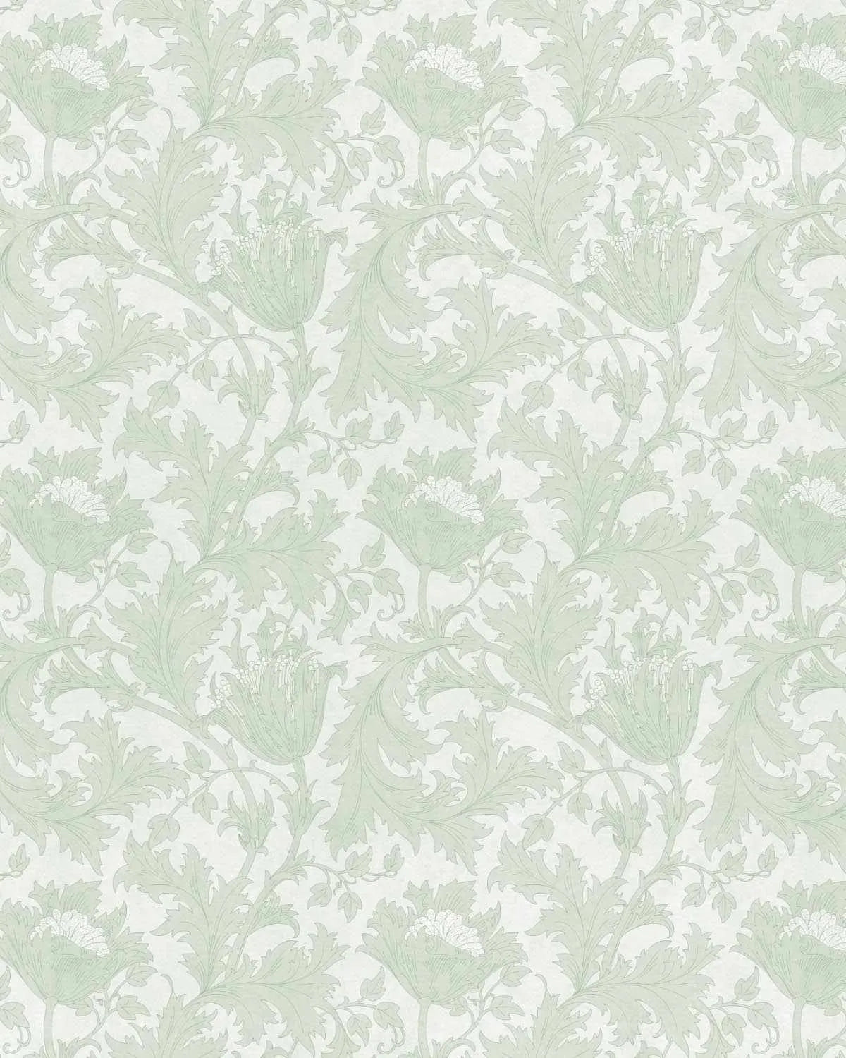 Bordeaux Florals Sage Green Wallpaper-Wallpaper-Buy Australian Removable Wallpaper Now Sage Green Wallpaper Peel And Stick Wallpaper Online At Olive et Oriel Custom Made Wallpapers Wall Papers Decorate Your Bedroom Living Room Kids Room or Commercial Interior